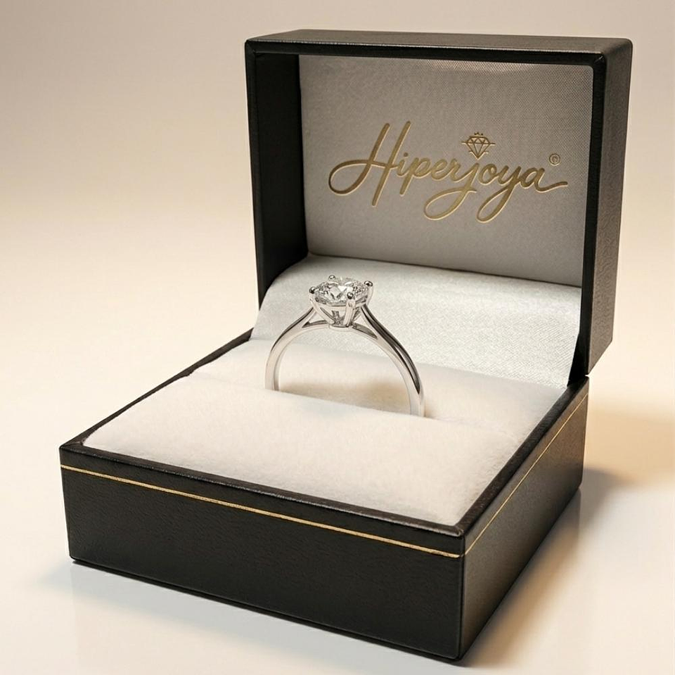 Anillo de compromiso Oro blanco 6