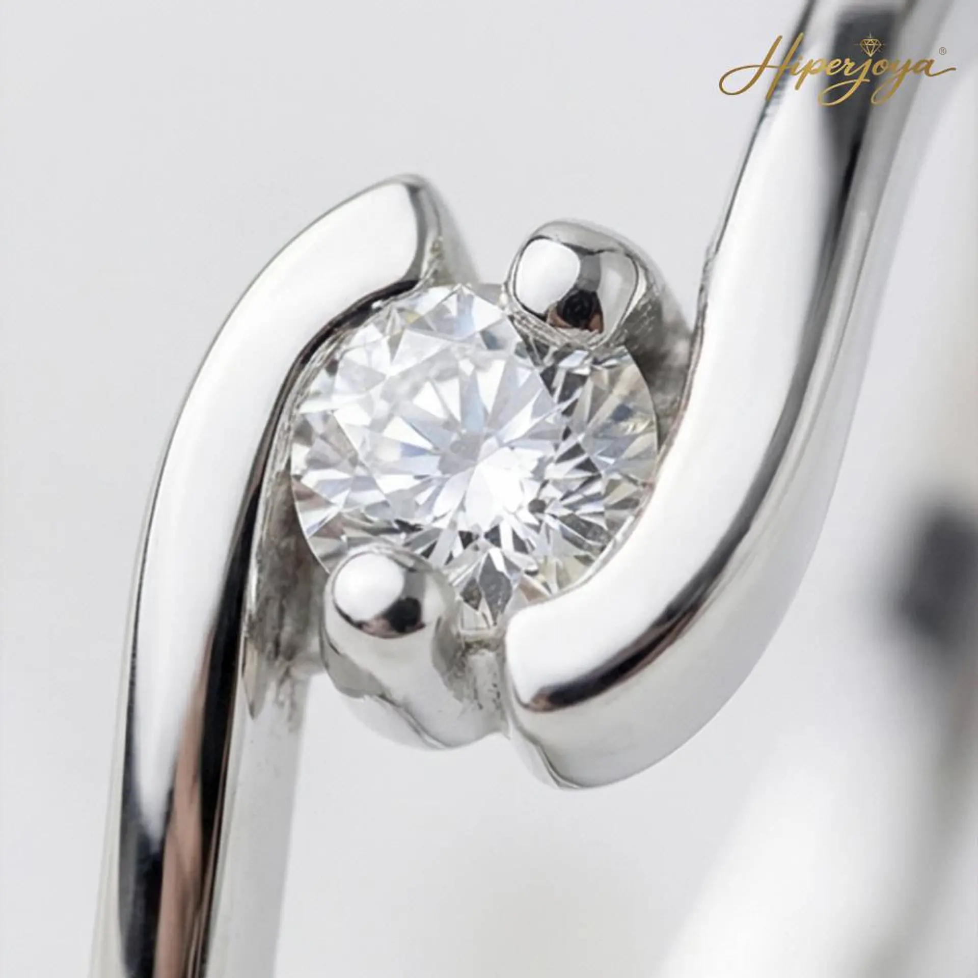 Anillo de compromiso Oro blanco 3