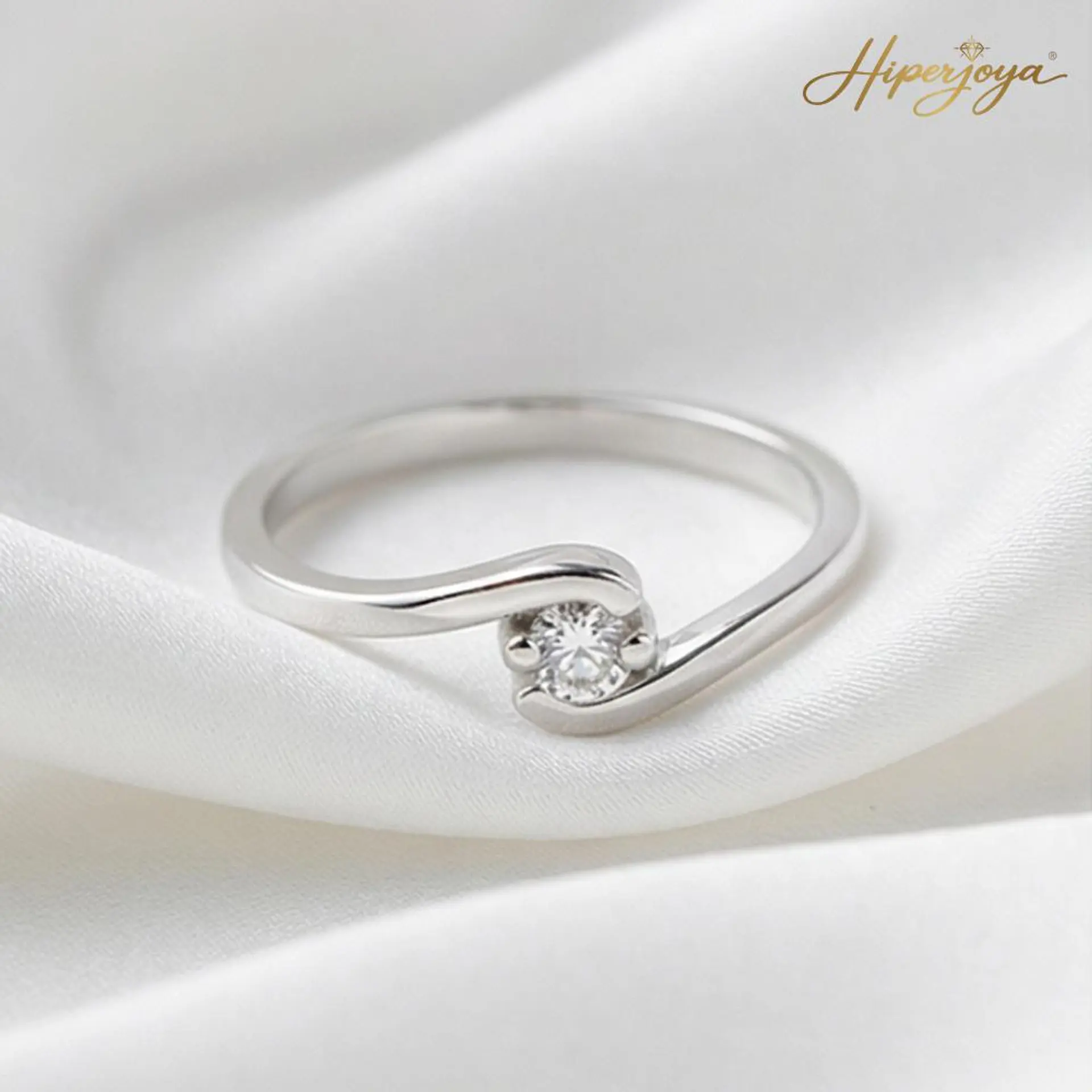 Anillo de compromiso Oro blanco 5