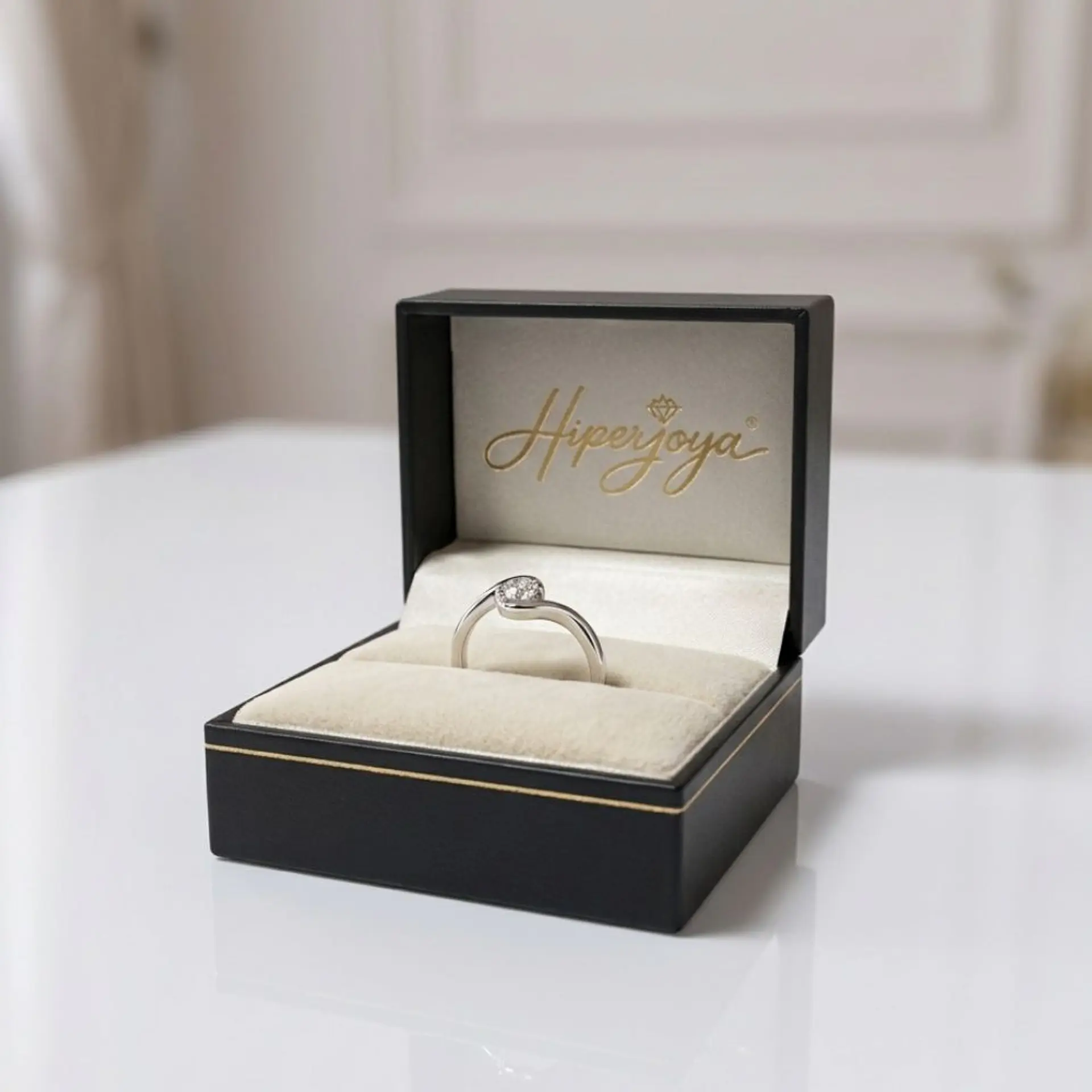 Anillo de compromiso Oro blanco 6