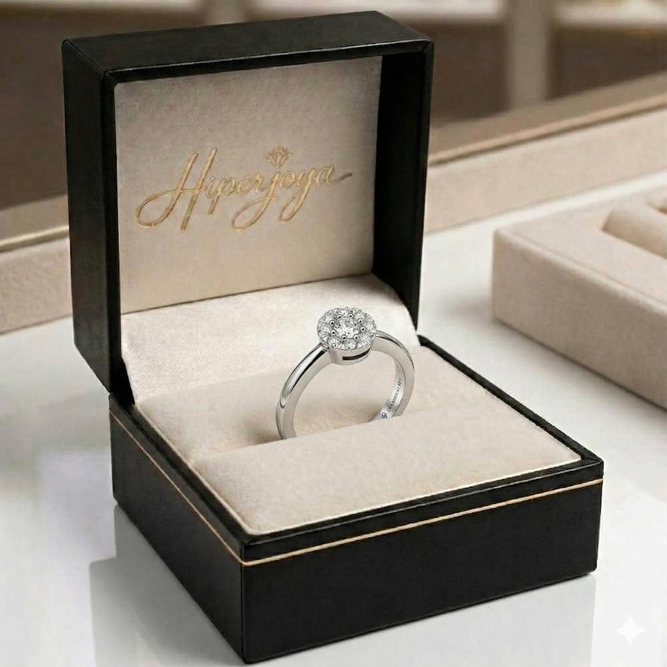 Anillo de compromiso Oro blanco 6