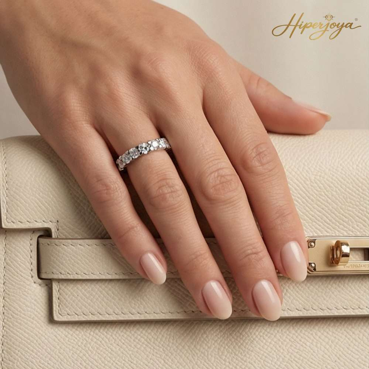 Anillo de compromiso Oro blanco 2