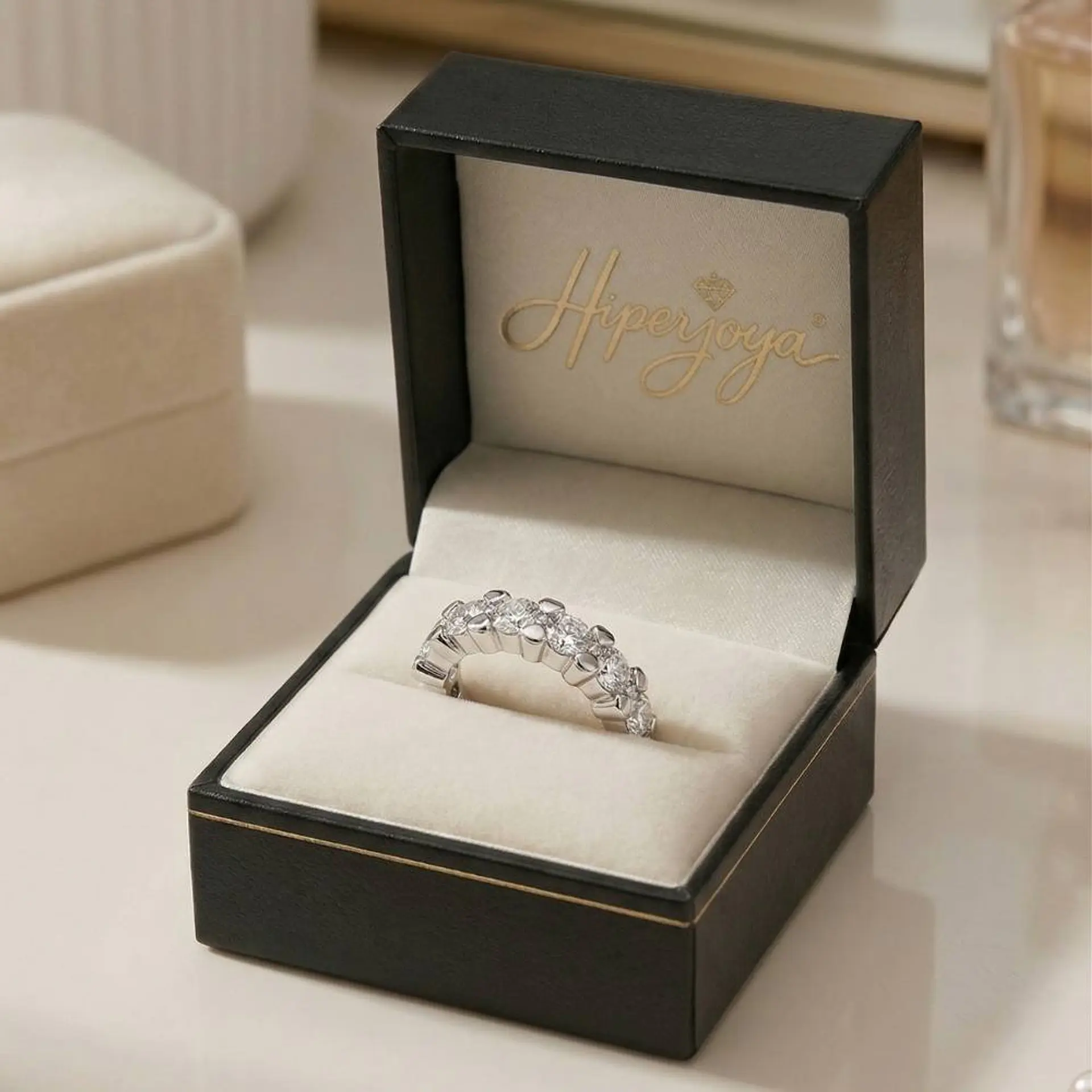 Anillo de compromiso Oro blanco 6