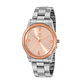Reloj plateado con rose gold - Miniatura 1