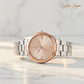 Reloj plateado con rose gold - Miniatura 4
