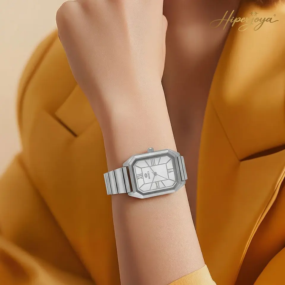 Reloj para mujer clásico plateado 3