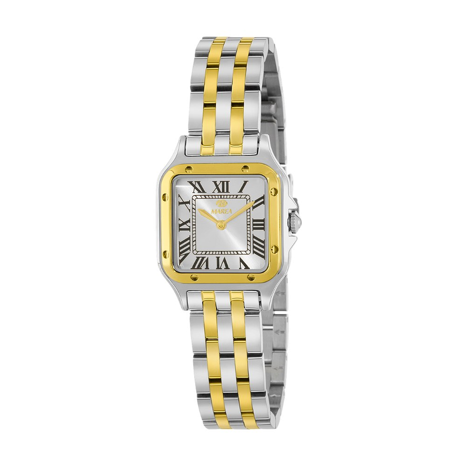 Reloj para mujer clásico combinado  1