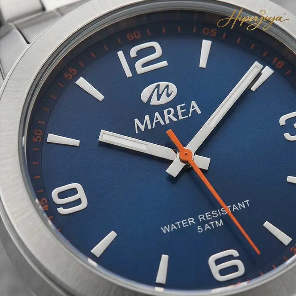 Reloj de hombre en acero  3