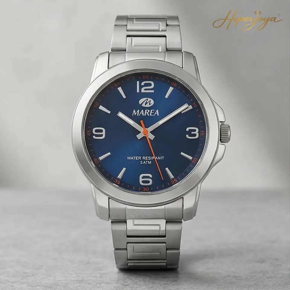 Reloj de hombre en acero  4