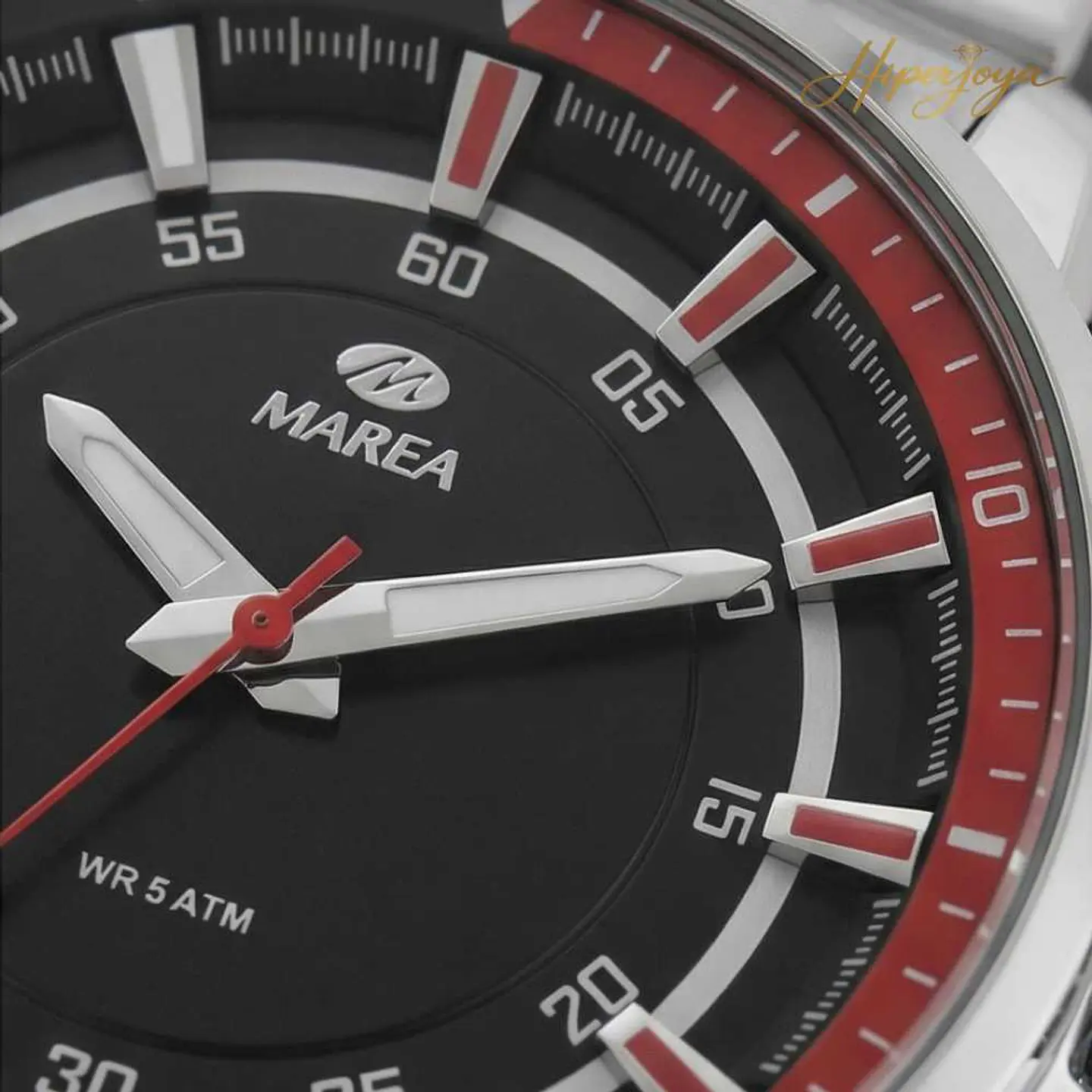 Reloj de acero tres agujas  3