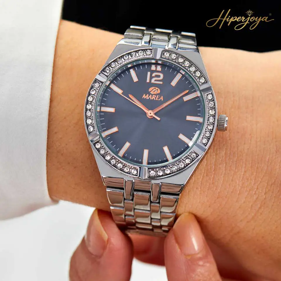 Reloj para mujer con esfera azul  2
