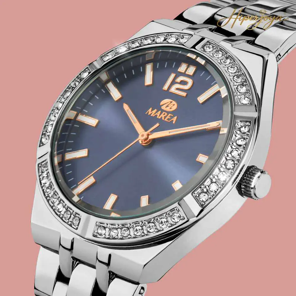 Reloj para mujer con esfera azul  5