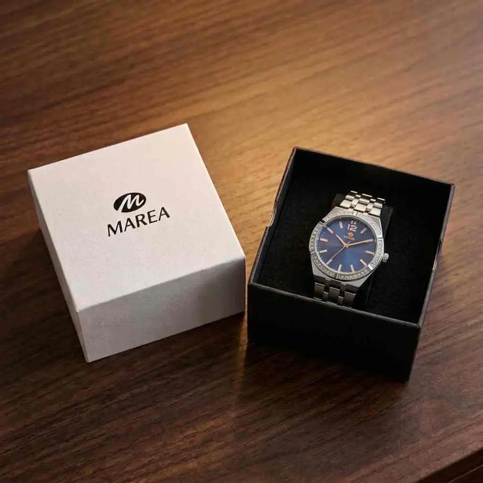Reloj para mujer con esfera azul  6