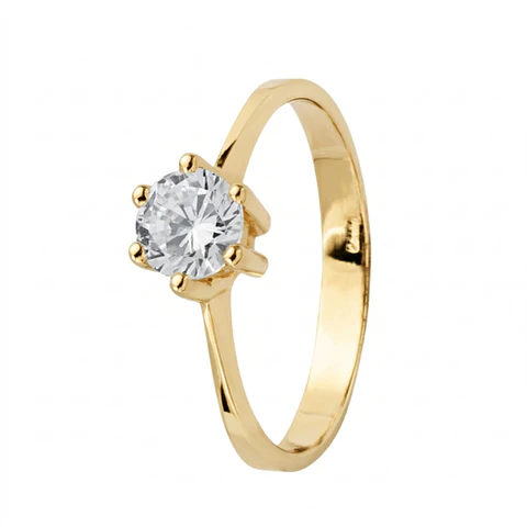 Anillo de compromiso Oro amarillo 18k 