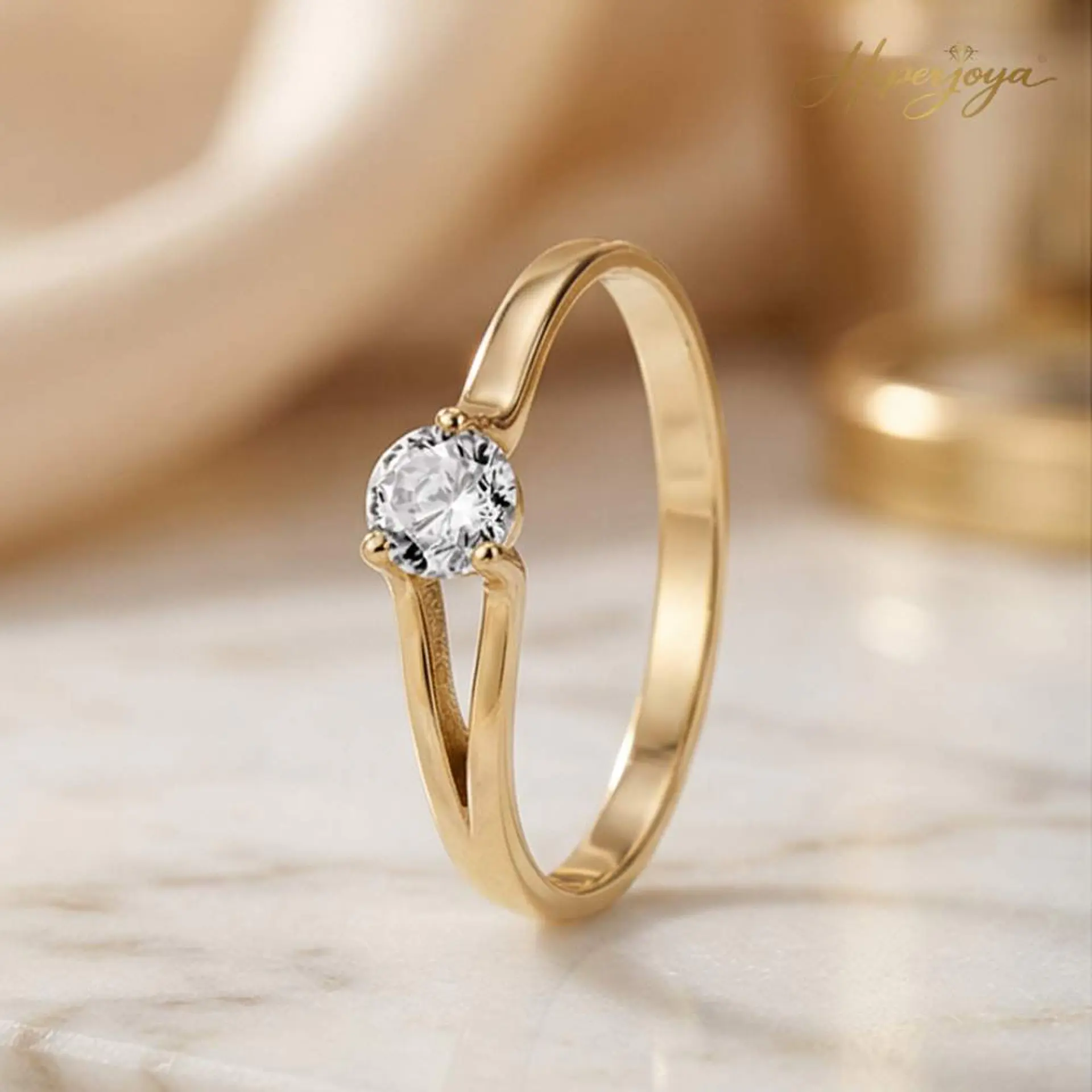 Anillo para pedida Oro 18k  4