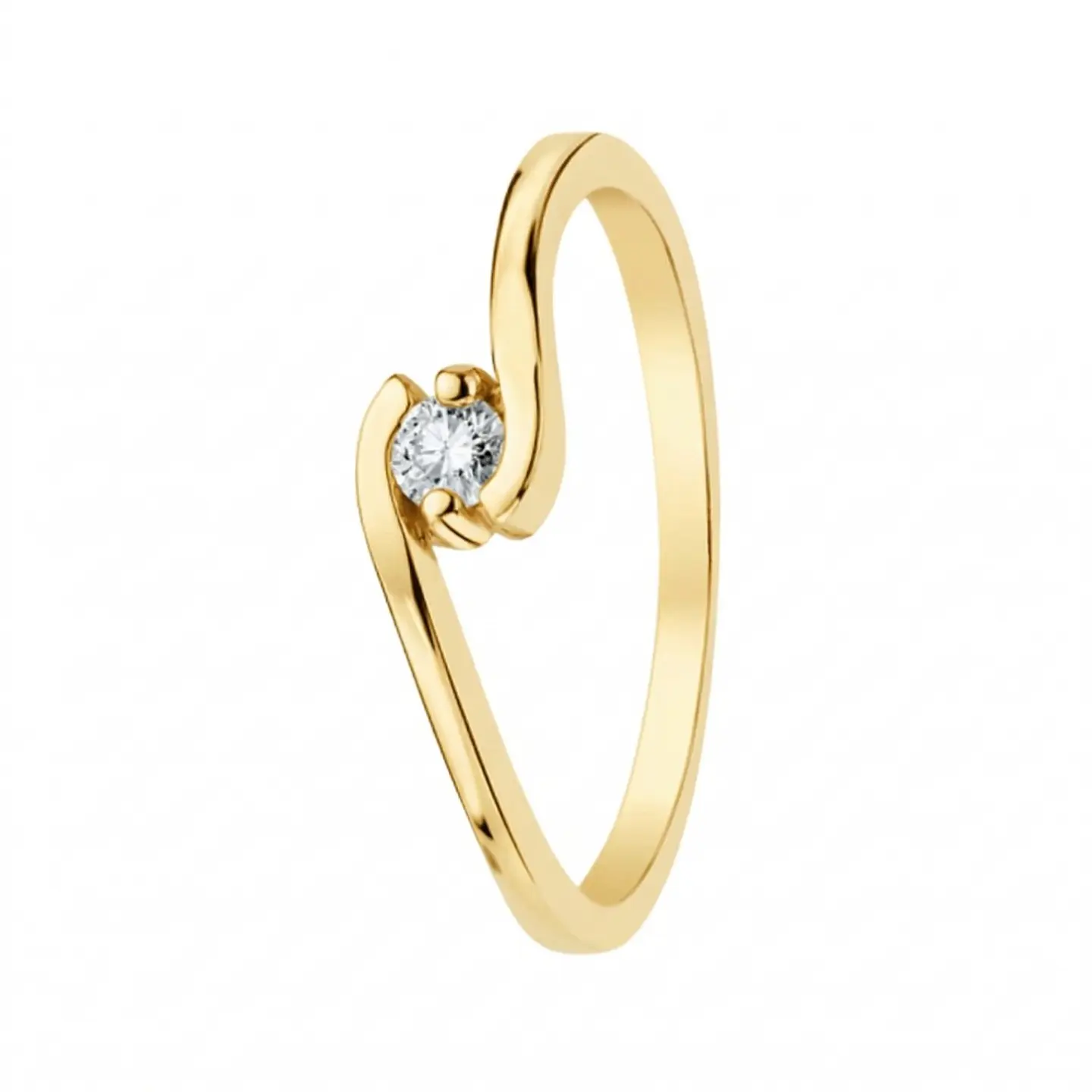 Anillo de mujer compromiso Oro 18k  1