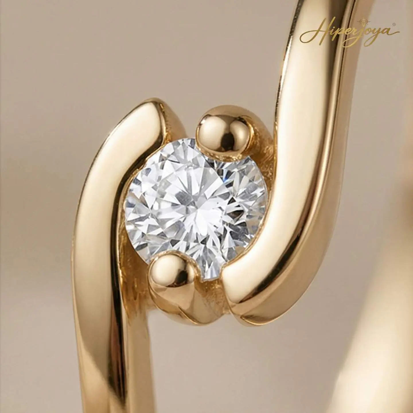 Anillo de mujer compromiso Oro 18k  3