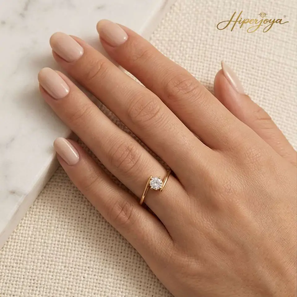 Anillo de compromiso de Oro 18k 2