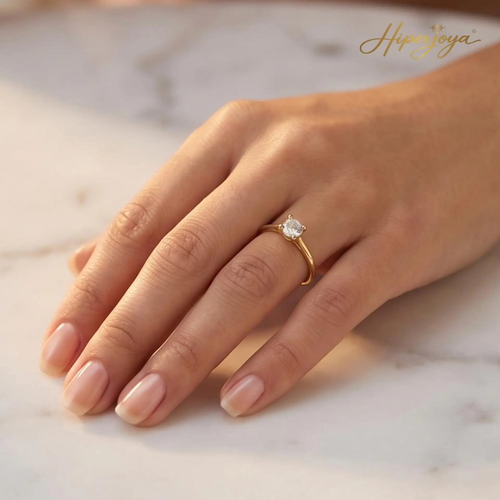 Anillo para pedir noviazgo Oro 18k  2