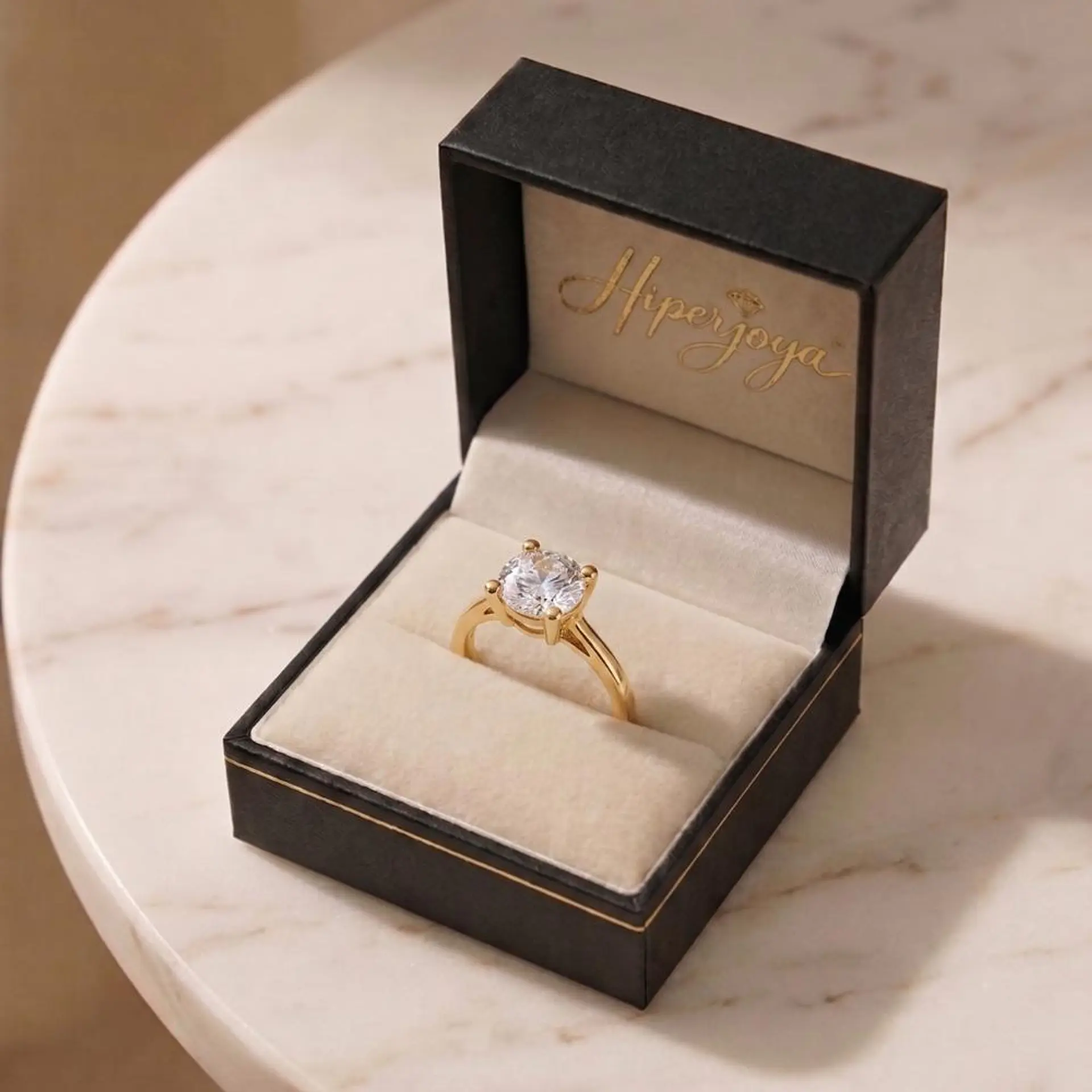 Anillo para pedir noviazgo Oro 18k  4