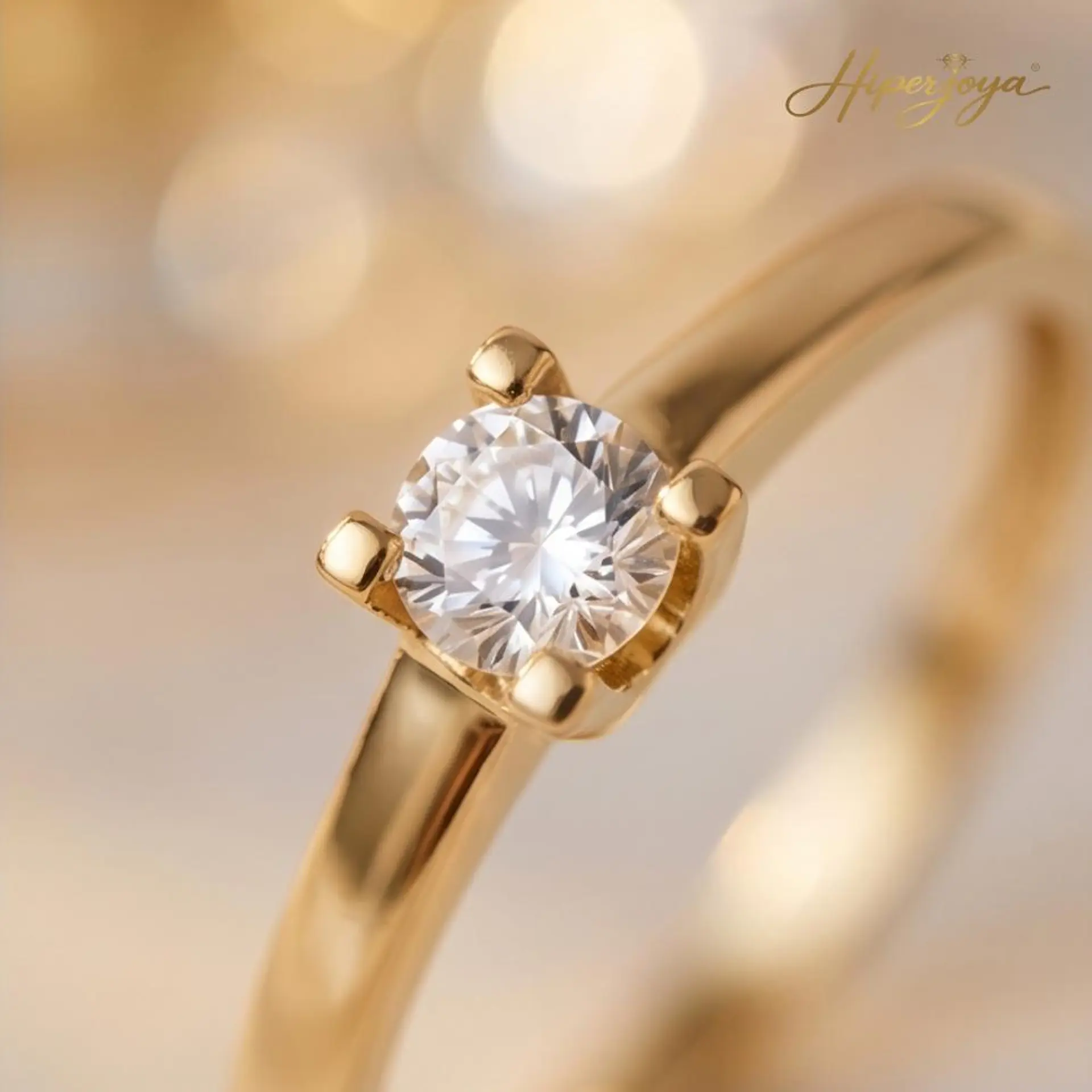 Anillo de compromiso en Oro 18k  3
