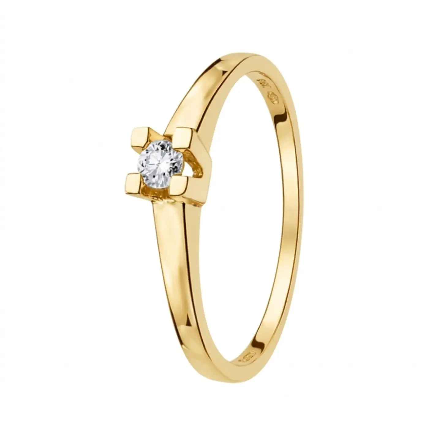 Anillo de mujer para pedida de mano Oro 18k  1