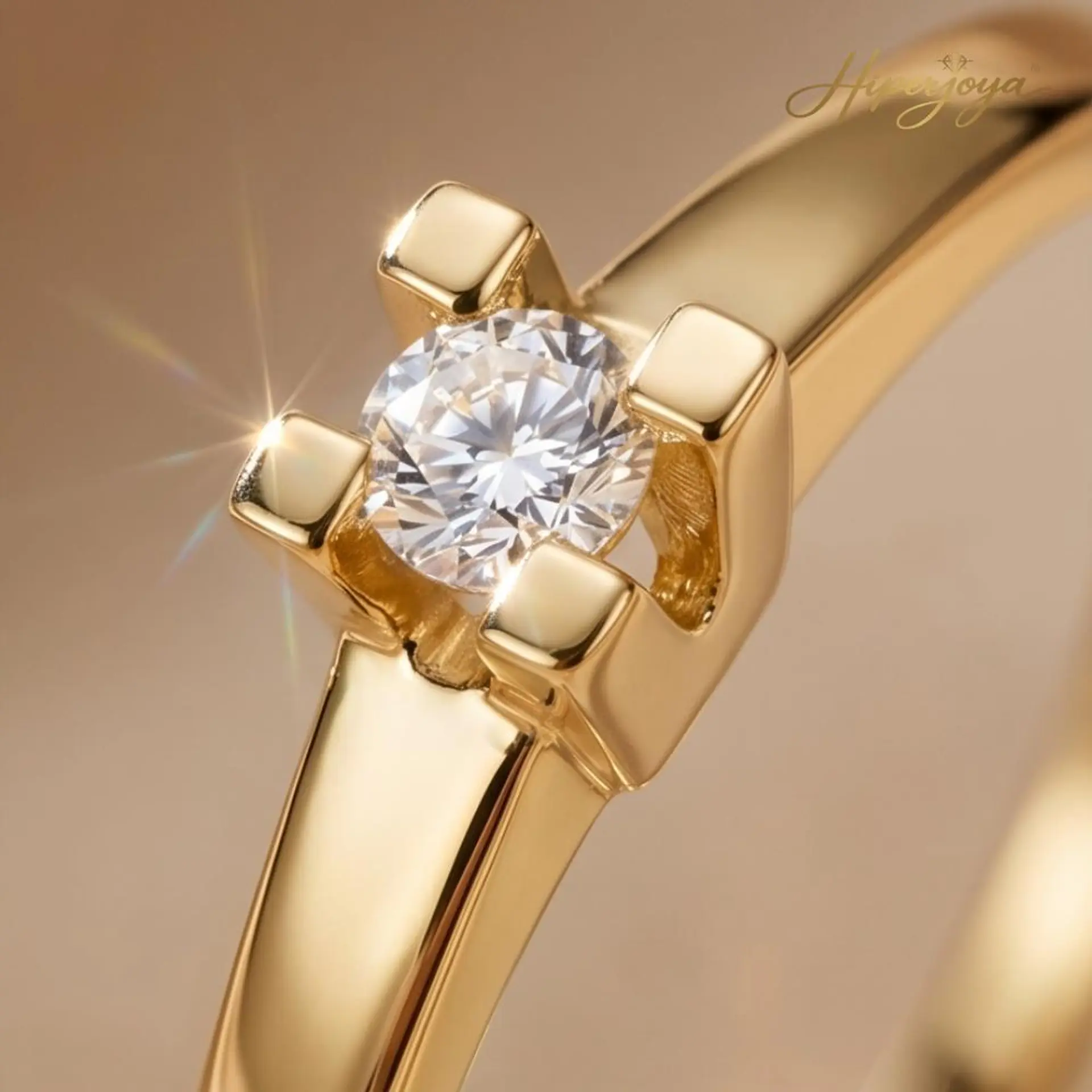 Anillo de mujer para pedida de mano Oro 18k  3