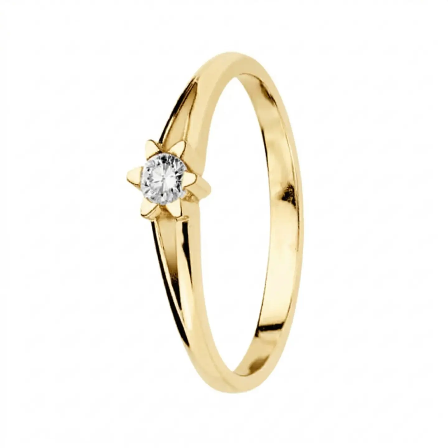 Anillo para mujer Oro amarillo 18k  1