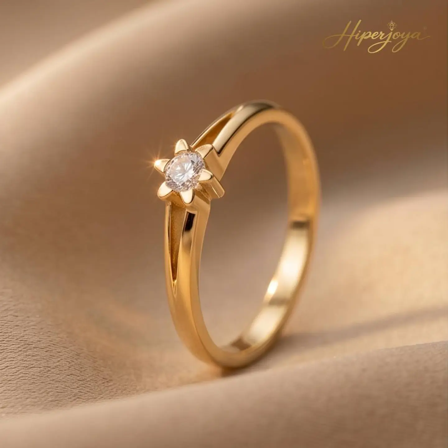 Anillo para mujer Oro amarillo 18k  4