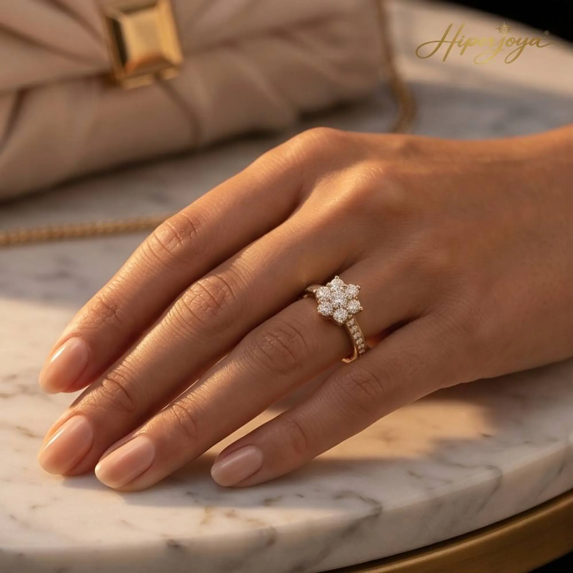 Anillo para mujer Oro 18k y diamantes 2