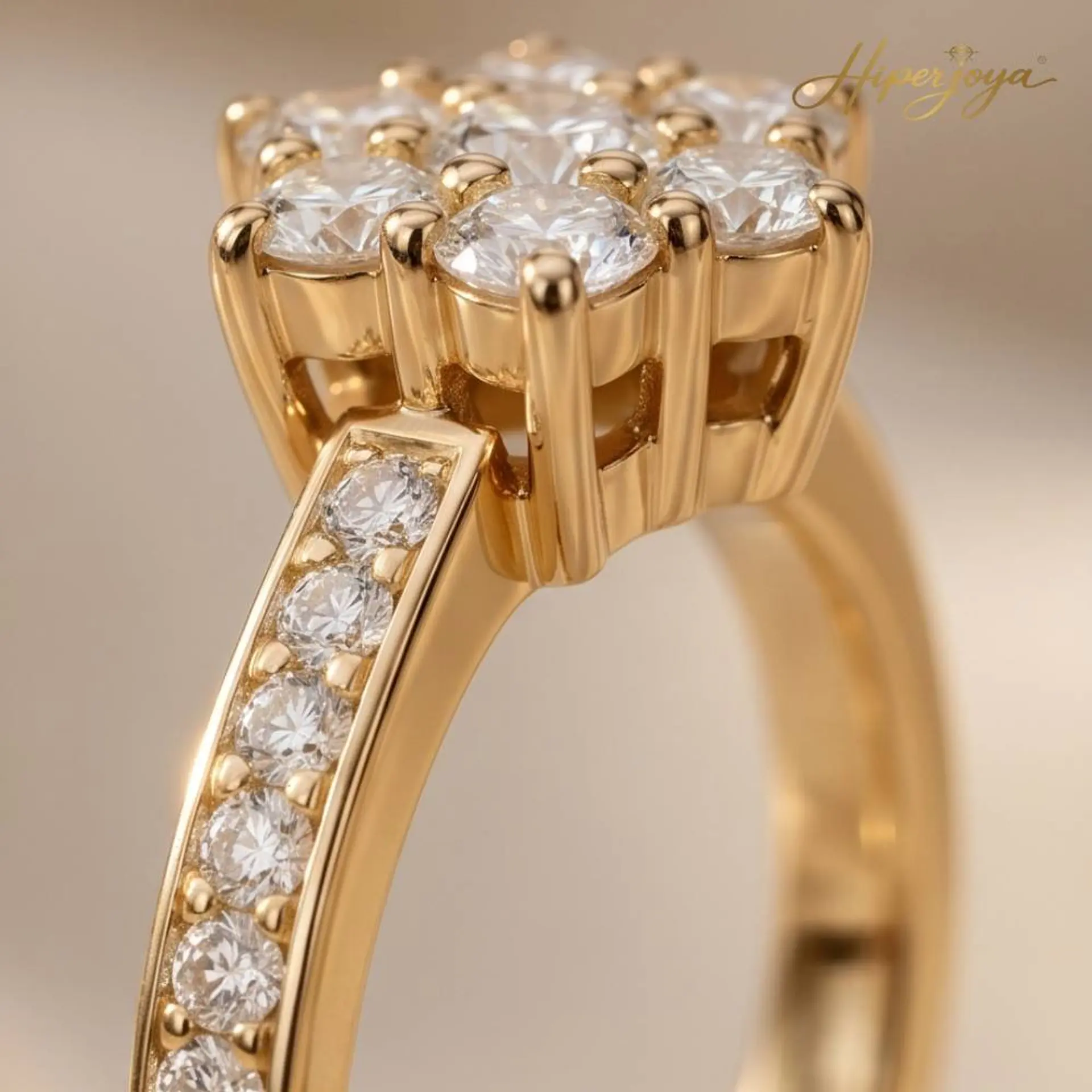 Anillo para mujer Oro 18k y diamantes 3