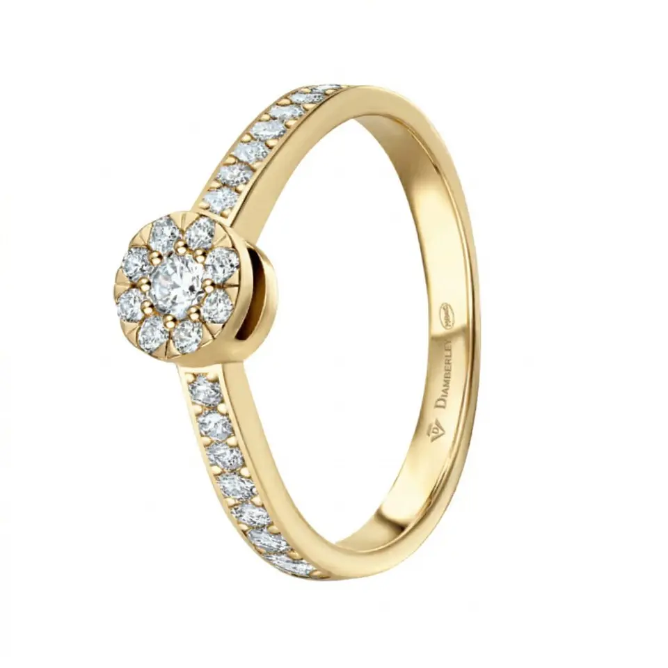 Anillo de Oro amarillo 18k para mujer 1