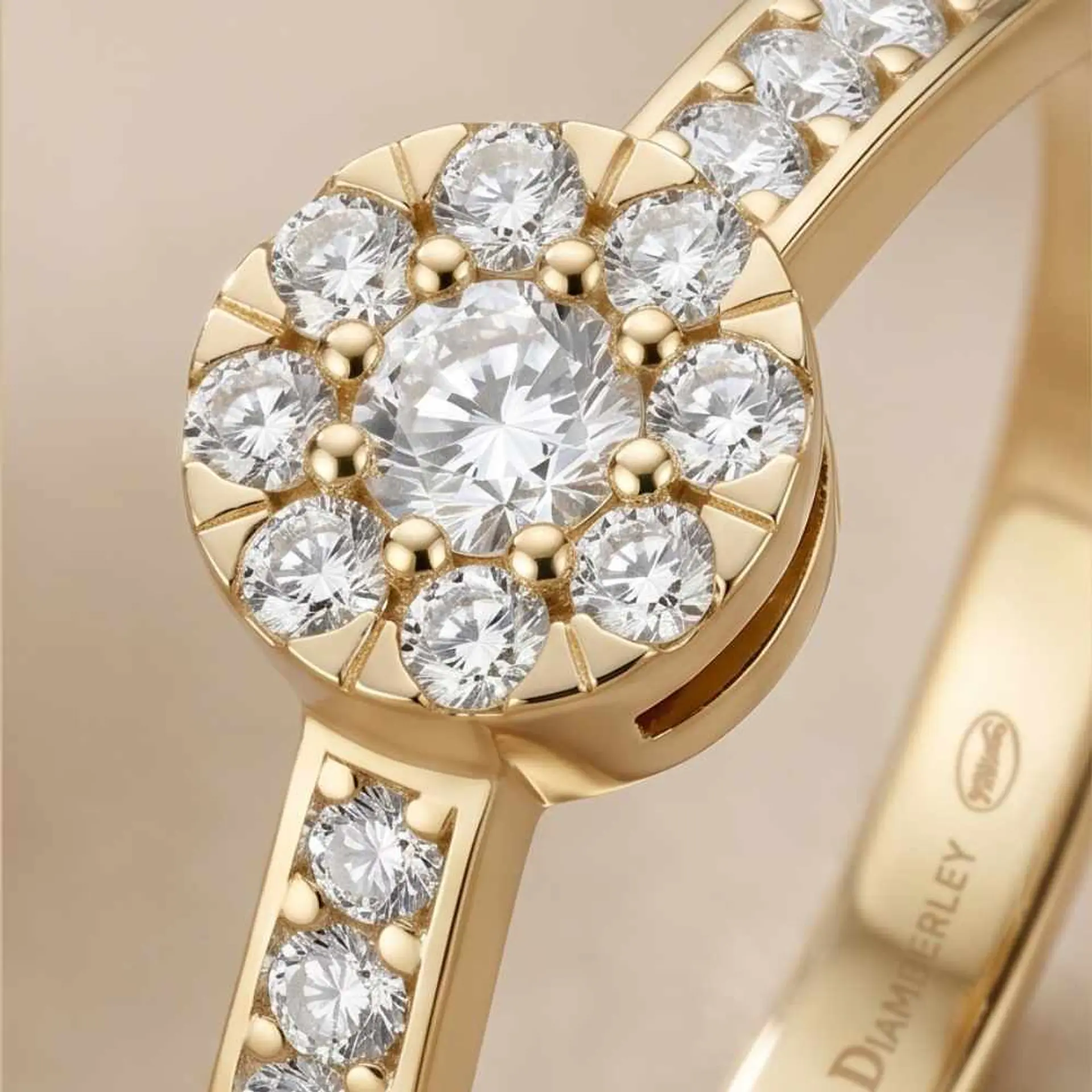 Anillo de Oro amarillo 18k para mujer 3