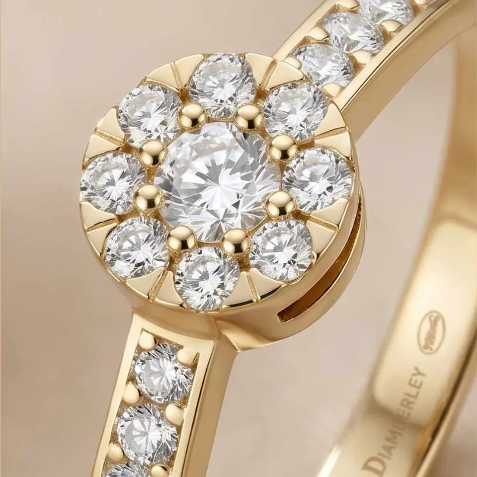 Anillo de Oro amarillo 18k para mujer 3