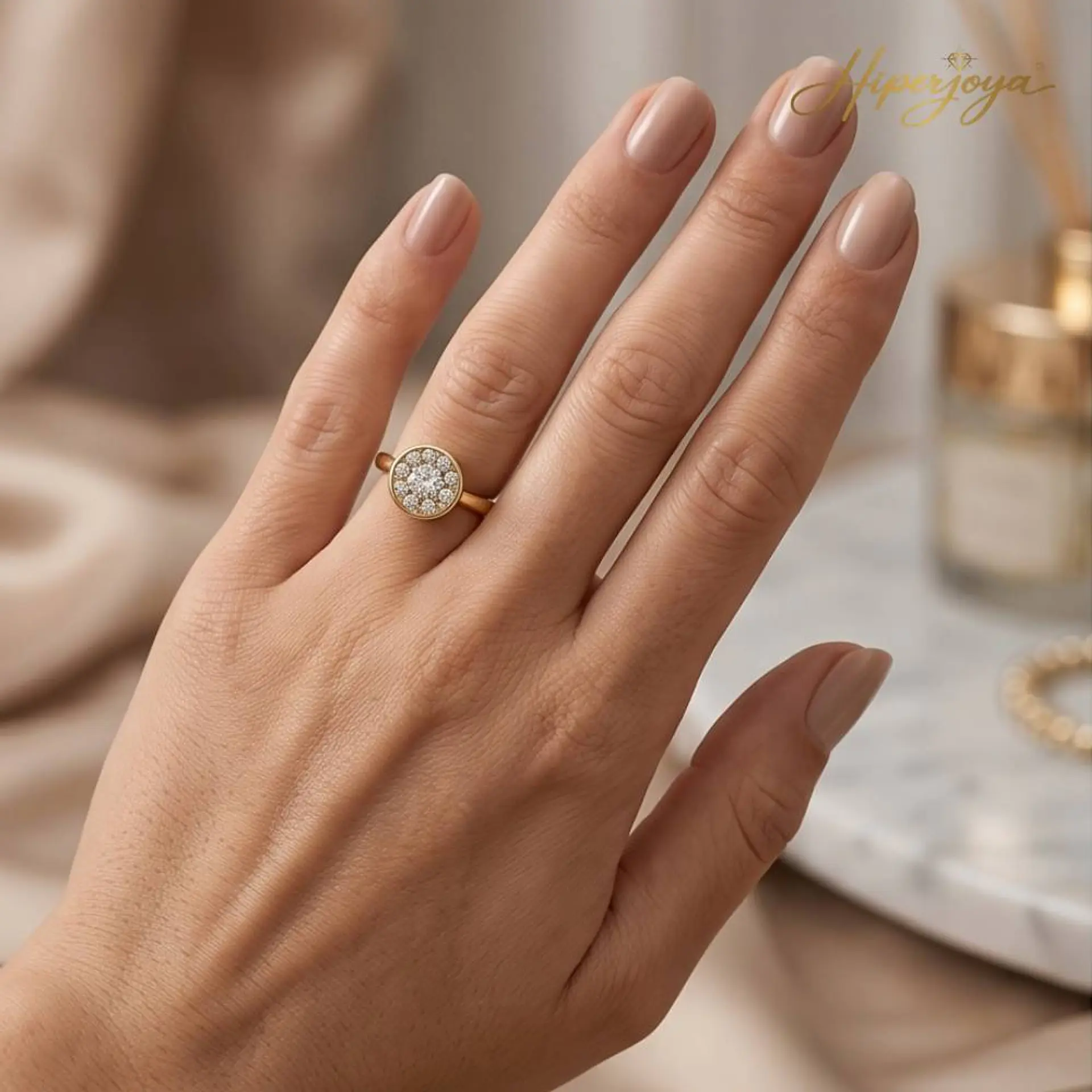 Anillo para mujer Oro amarillo 18k  2