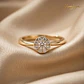 Anillo de Oro amarillo 18k con diamantes - Miniatura 4