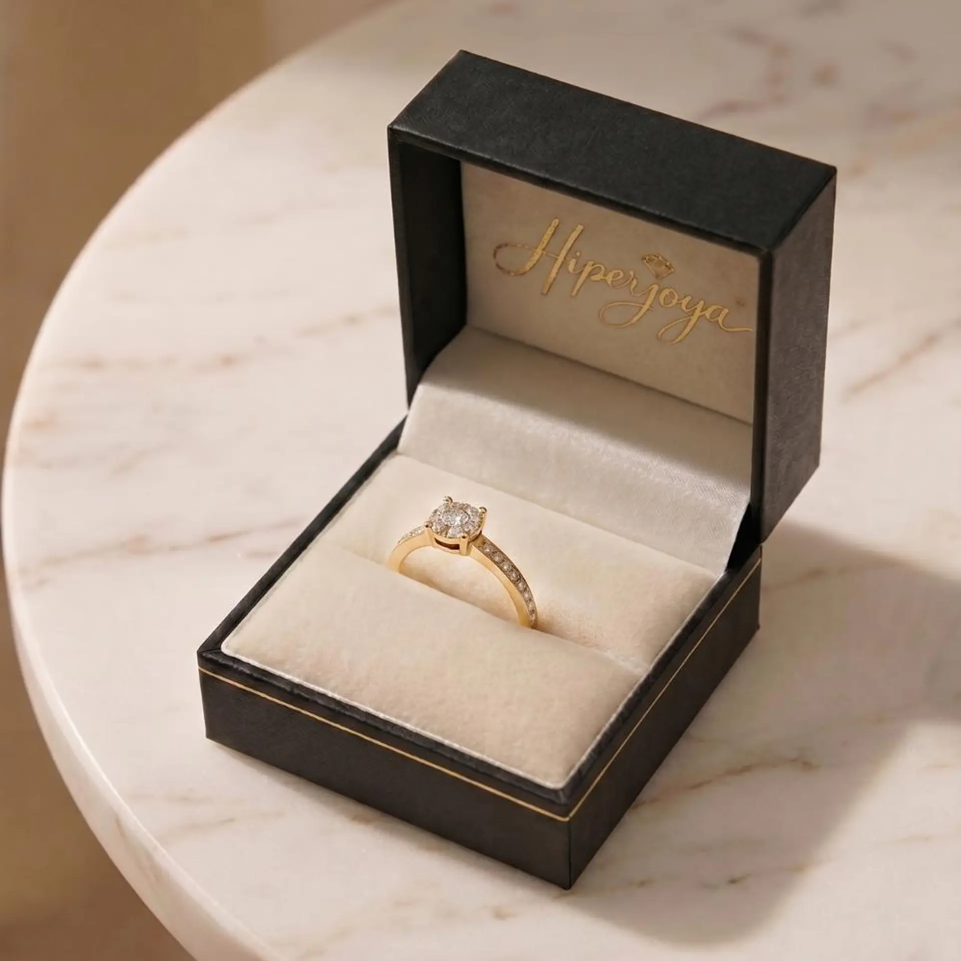 Anillo Oro amarillo 18k para pedida 5