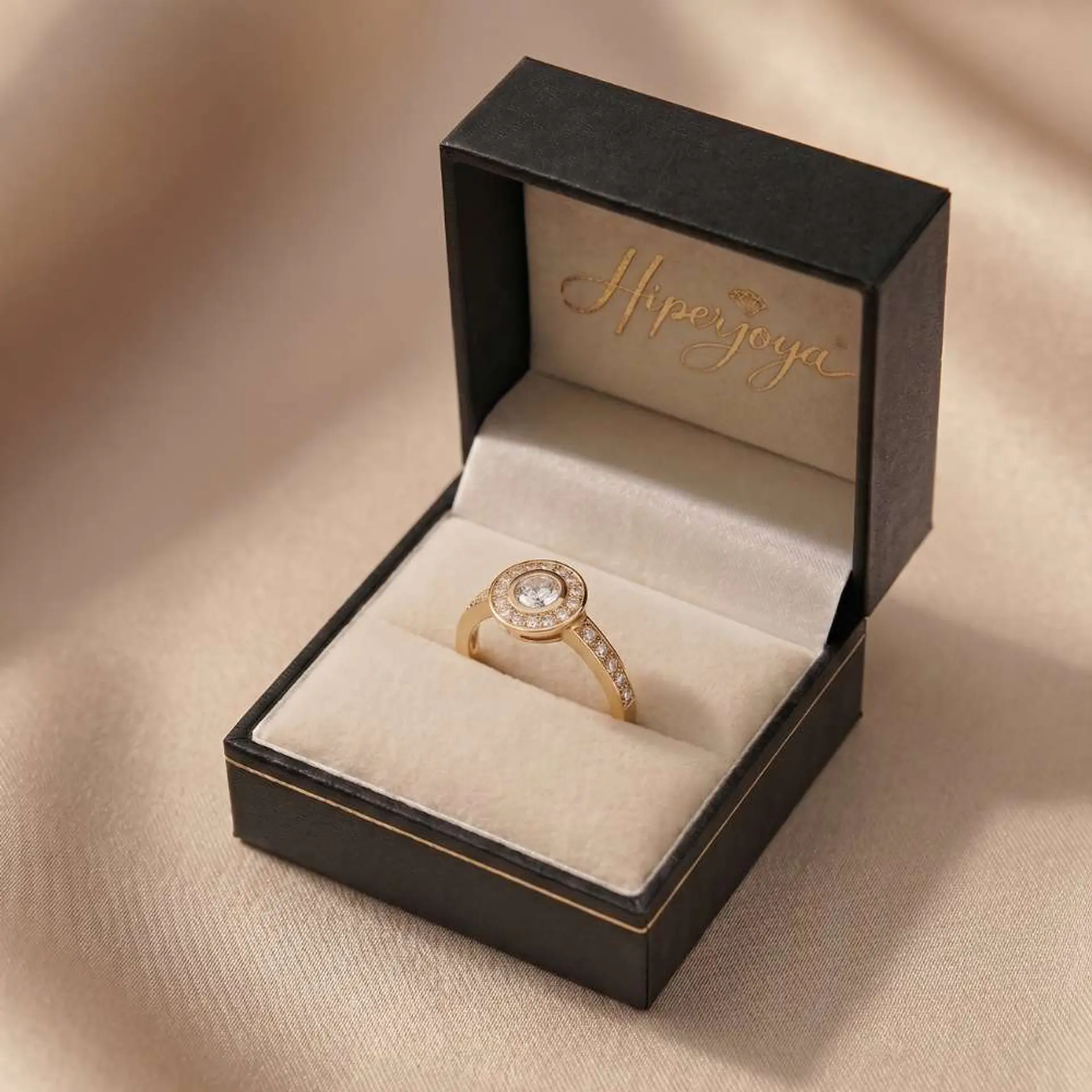 Anillo de compromiso Oro amarillo 18k 5