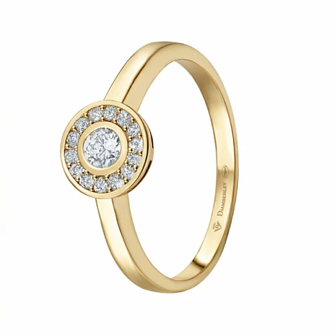 Anillo de compromiso para mujer Oro amarillo 18k 