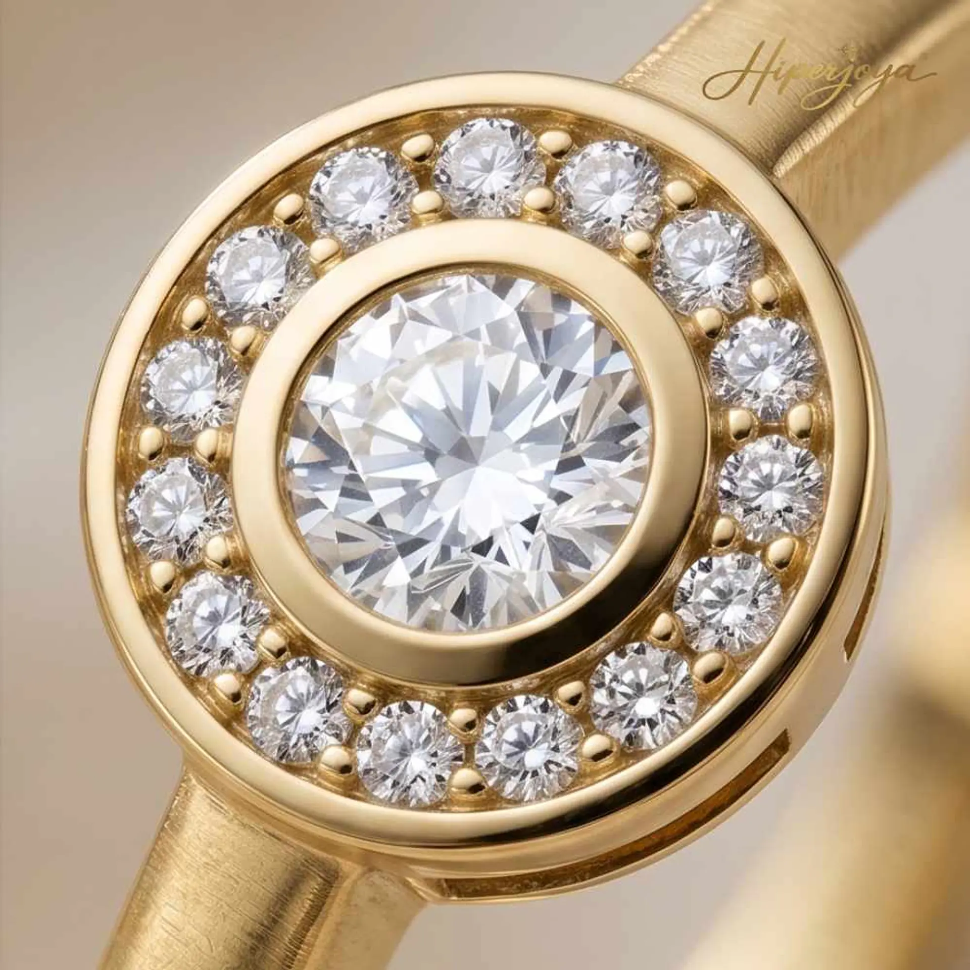 Anillo de compromiso para mujer Oro amarillo 18k  3