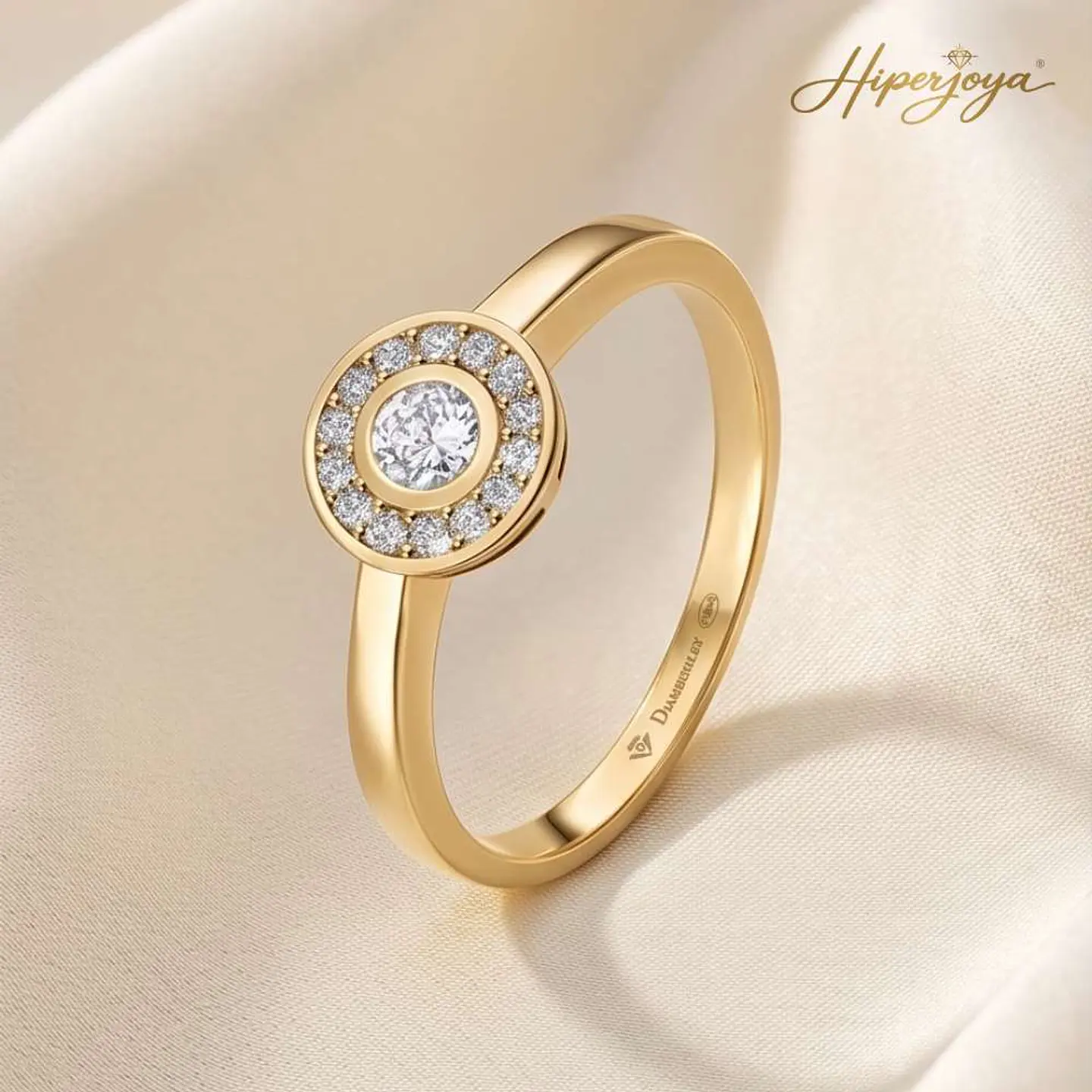 Anillo de compromiso para mujer Oro amarillo 18k  4