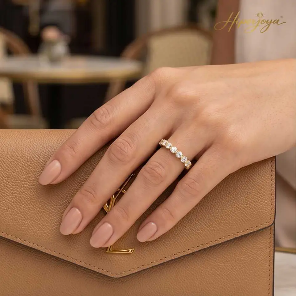 Anillo para noviazgo en Oro amarillo 18k  2