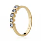 Anillo para mujer de Oro amarillo 18k con diamantes  - Thumbnail 1