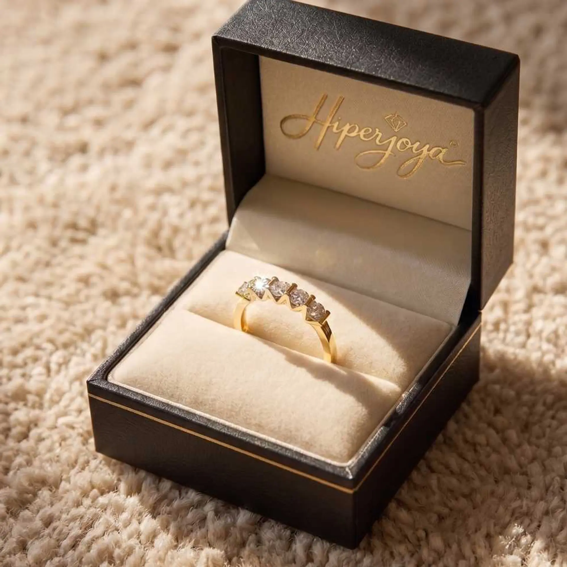Anillo para mujer de Oro amarillo 18k con diamantes  5