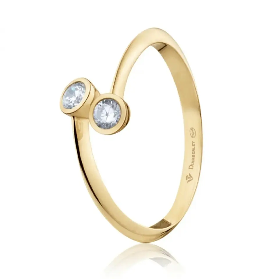 Anillo Oro amarillo de compromiso 18k 1