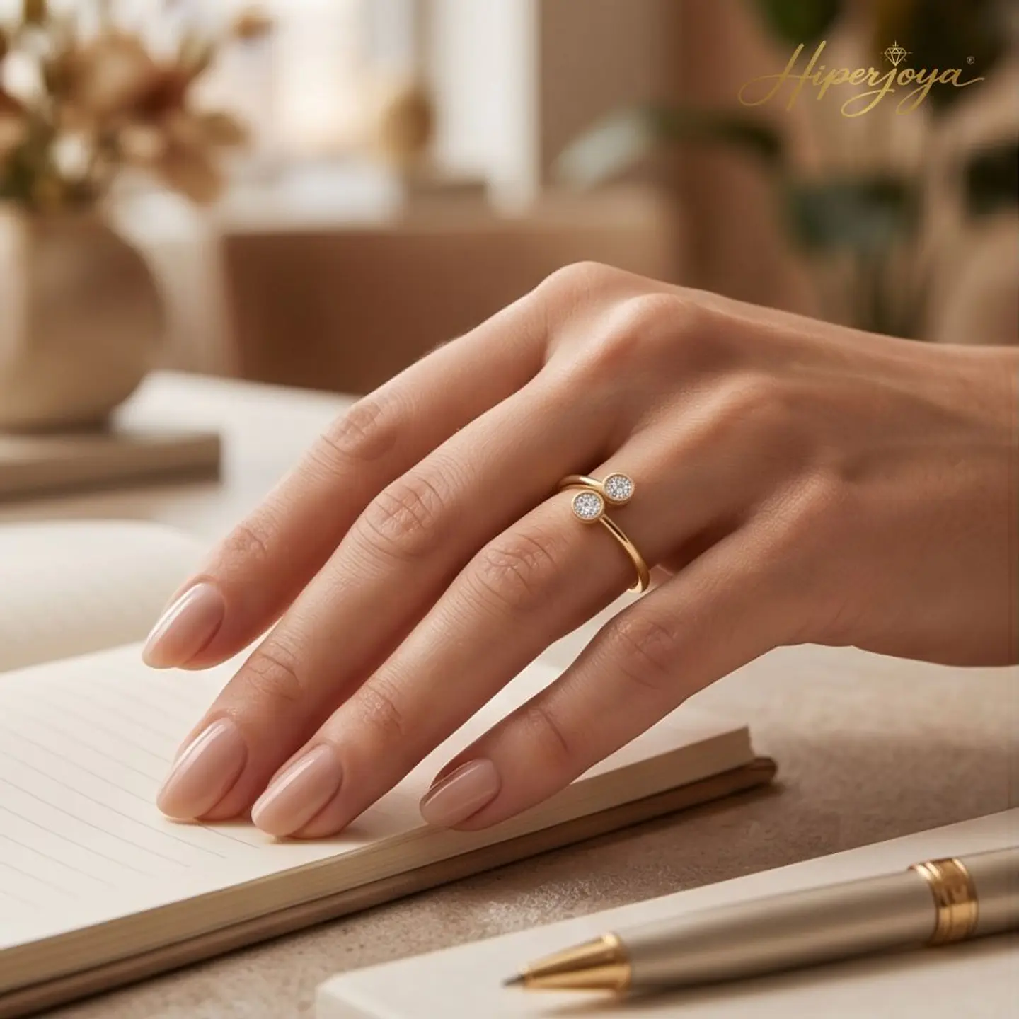 Anillo Oro amarillo de compromiso 18k 6