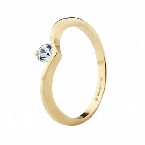 Anillo con diamante Oro 18k