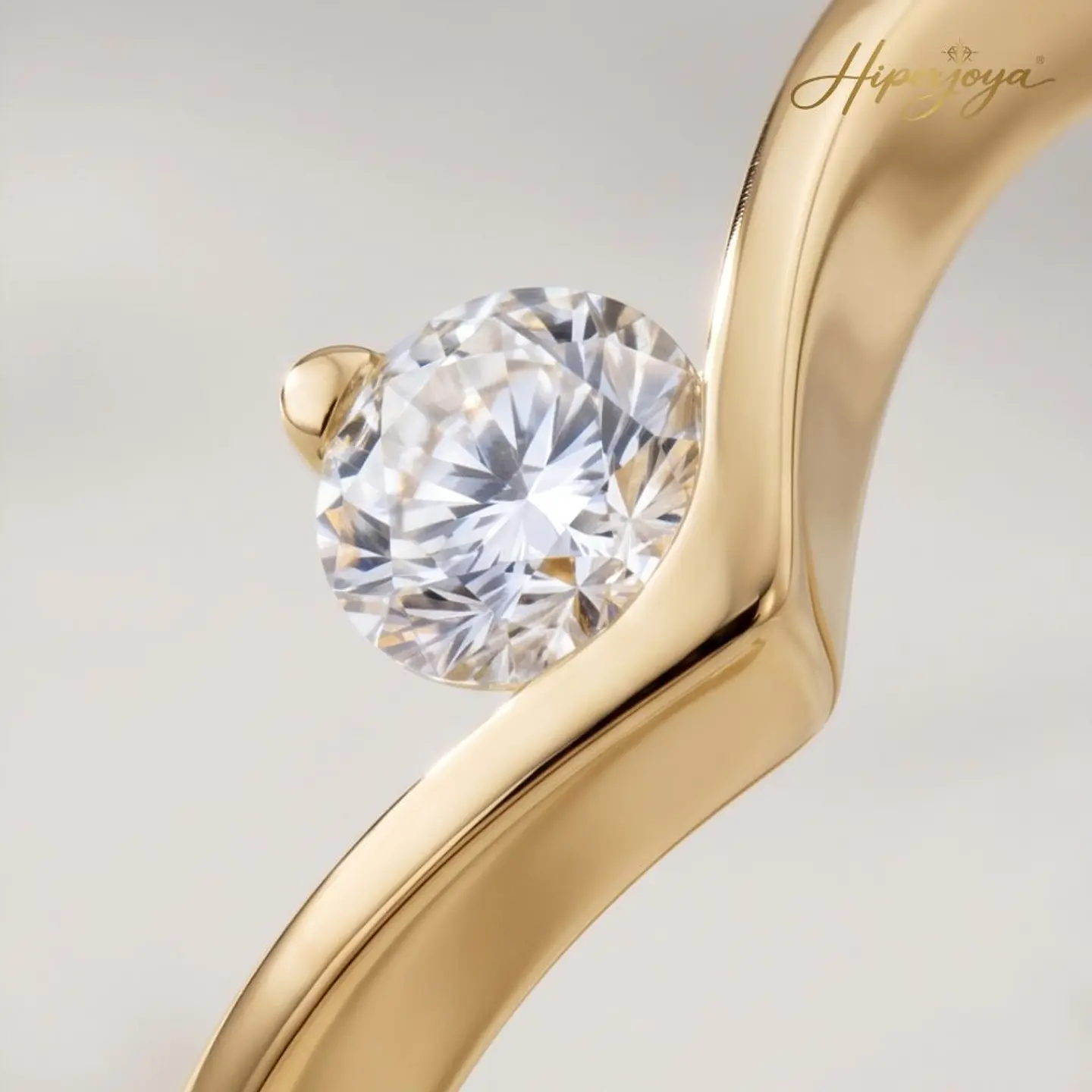 Anillo con diamante Oro 18k 3