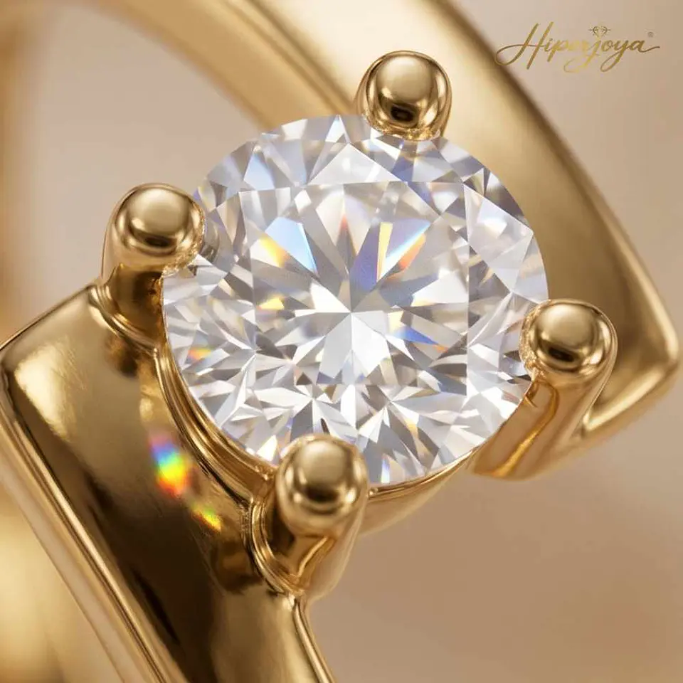 Anillo de compromiso en Oro amarillo 18k  5