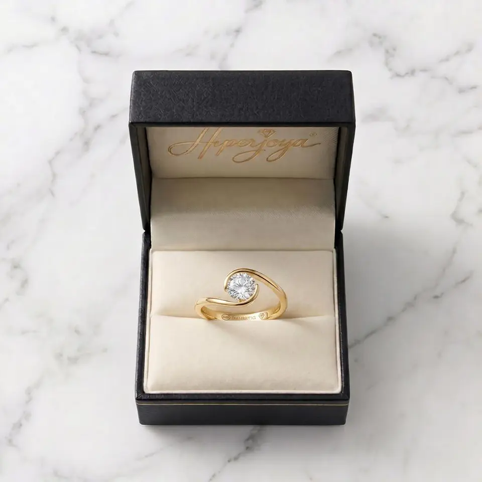 Anillo de compromiso Oro 18k amarillo  5